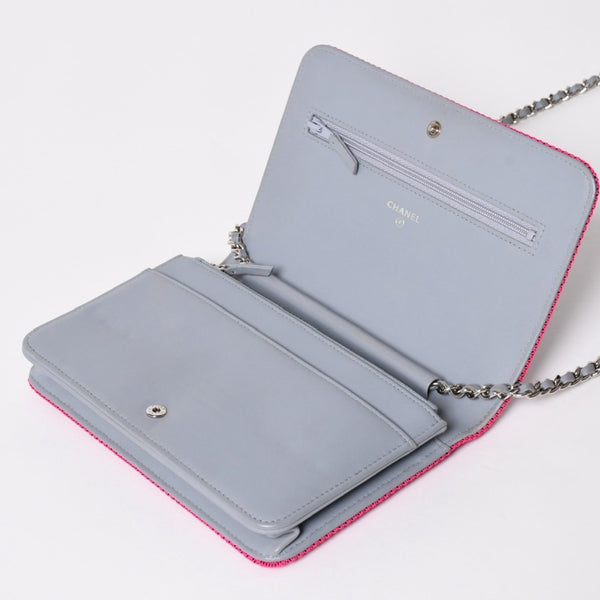 極美品 CHANEL シャネル BOY CHANEL ボーイシャネル チェーンショルダーウォレット A80287 22番台 ココマーク マルチカラー 中古 4a004804
