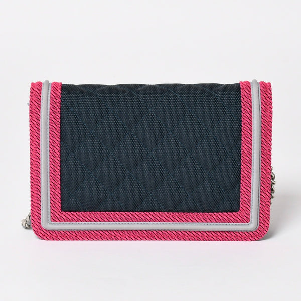 極美品 CHANEL シャネル BOY CHANEL ボーイシャネル チェーンショルダーウォレット A80287 22番台 ココマーク マルチカラー 中古 4a004804