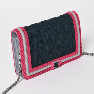 極美品 CHANEL シャネル BOY CHANEL ボーイシャネル チェーンショルダーウォレット A80287 22番台 ココマーク マルチカラー 中古 4a004804