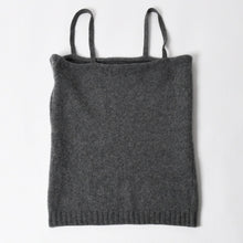 画像をギャラリービューアに読み込む, PRADA プラダ Detachable Shrug Camisole Sweater ウールアンサンブルニット 20114 S231 12CW セットアップ ボレロ キャミソール バージンウール カシミヤ グレー 44サイズ 美品 中古 4a004700