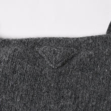 画像をギャラリービューアに読み込む, PRADA プラダ Detachable Shrug Camisole Sweater ウールアンサンブルニット 20114 S231 12CW セットアップ ボレロ キャミソール バージンウール カシミヤ グレー 44サイズ 美品 中古 4a004700