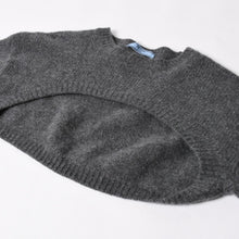 画像をギャラリービューアに読み込む, PRADA プラダ Detachable Shrug Camisole Sweater ウールアンサンブルニット 20114 S231 12CW セットアップ ボレロ キャミソール バージンウール カシミヤ グレー 44サイズ 美品 中古 4a004700