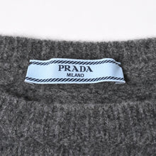 画像をギャラリービューアに読み込む, PRADA プラダ Detachable Shrug Camisole Sweater ウールアンサンブルニット 20114 S231 12CW セットアップ ボレロ キャミソール バージンウール カシミヤ グレー 44サイズ 美品 中古 4a004700