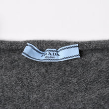 画像をギャラリービューアに読み込む, PRADA プラダ Detachable Shrug Camisole Sweater ウールアンサンブルニット 20114 S231 12CW セットアップ ボレロ キャミソール バージンウール カシミヤ グレー 44サイズ 美品 中古 4a004700