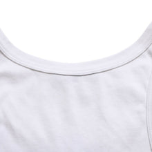 Load image into Gallery viewer, 新品未使用 PRADA プラダ クロップド タンクトップ 39546C サイズ36 トライアングルロゴ プレート ホワイト 中古 4a003724