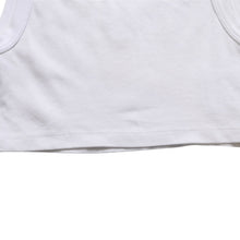 Load image into Gallery viewer, 新品未使用 PRADA プラダ クロップド タンクトップ 39546C サイズ36 トライアングルロゴ プレート ホワイト 中古 4a003724