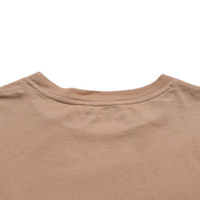 画像をギャラリービューアに読み込む, 極美品 MIU MIU ミュウミュウ コットン ジャージーTシャツ MJE15 ワッペンロゴ カットソー 半袖Tシャツ カメオ ベージュ XSサイズ 中古 4a005008