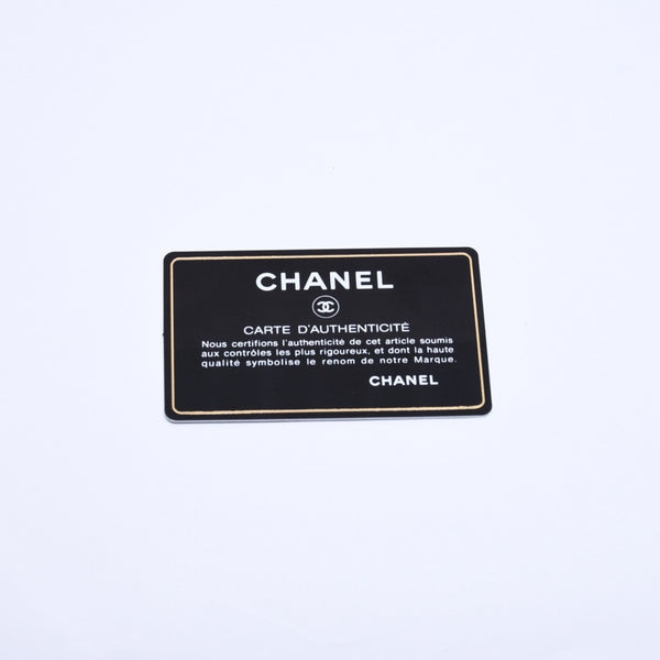 極美品 CHANEL シャネル ポーチ Coco Mark ココマーク イエロー ゴールド金具 23番台 ラムスキン 中古 4a004975