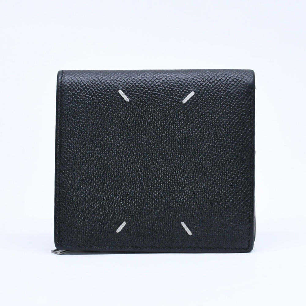 MaisonMargiela Maison Margiela Flip Flap Wallet Bifold Wallet Leather Black White Good Condition Used 4a004805