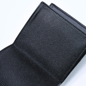 MaisonMargiela メゾンマルジェラ フリップフラップウォレット 二つ折り財布 レザー ブラック ホワイト 美品 中古 4a004805