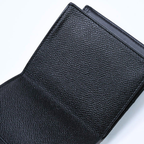 MaisonMargiela メゾンマルジェラ フリップフラップウォレット 二つ折り財布 レザー ブラック ホワイト 美品 中古 4a004805