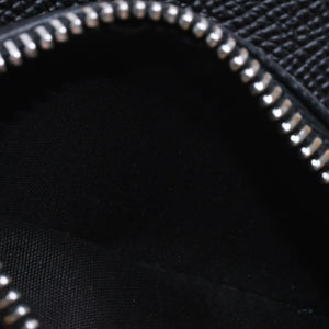 MaisonMargiela メゾンマルジェラ フリップフラップウォレット 二つ折り財布 レザー ブラック ホワイト 美品 中古 4a004805