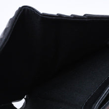 Load image into Gallery viewer, MaisonMargiela メゾンマルジェラ フリップフラップウォレット 二つ折り財布 レザー ブラック ホワイト 美品 中古 4a004805