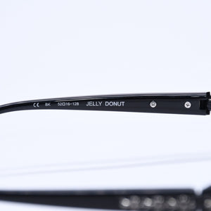 CHROME HEARTS JELLY DONUT Jelly Donut Date Glasses Eyewear 52□16-128 CH Cross Black Good Condition Used 4a004819
