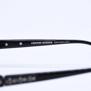 CHROME HEARTS JELLY DONUT Jelly Donut Date Glasses Eyewear 52□16-128 CH Cross Black Good Condition Used 4a004819