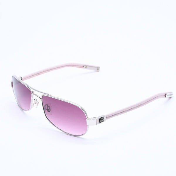 極美品 CHROME HEARTS クロムハーツ LITTLE RED RIOT リトルレッド ライオット サングラス アイウェア CHプラス シルバー925 中古 4a004818