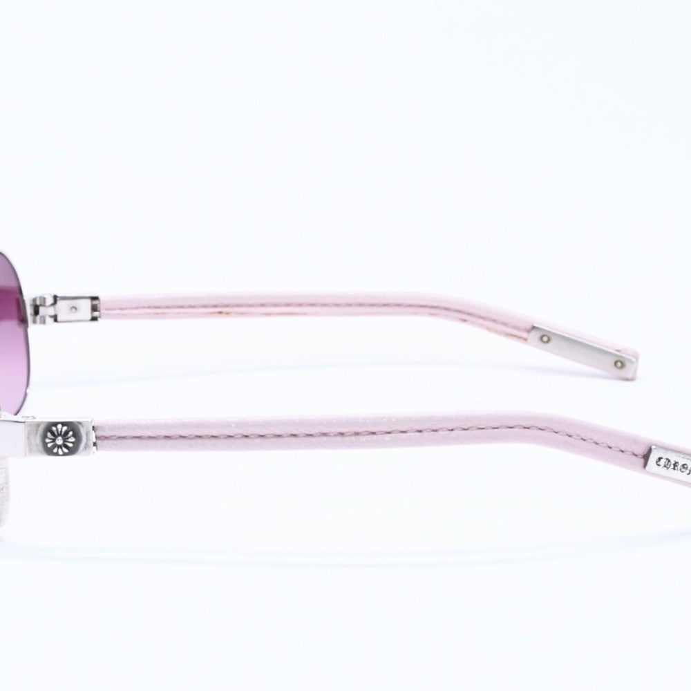 Very Good Condition CHROME HEARTS LITTLE RED RIOT Little Red Riot Sunglasses Eyewear CH Plus Silver 925 Used 4a004818