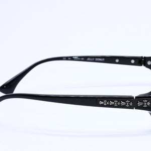 CHROME HEARTS JELLY DONUT Jelly Donut Date Glasses Eyewear 52□16-128 CH Cross Black Good Condition Used 4a004819