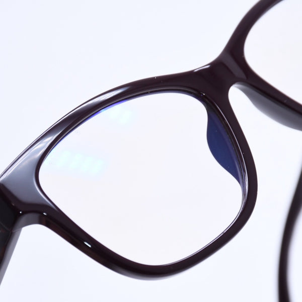 極美品 CHANEL シャネル 伊達メガネ アイウェア 3443-S-A c.1461/SB サイズ53□16 140 ココマーク ダークブラウン 中古 4a004820