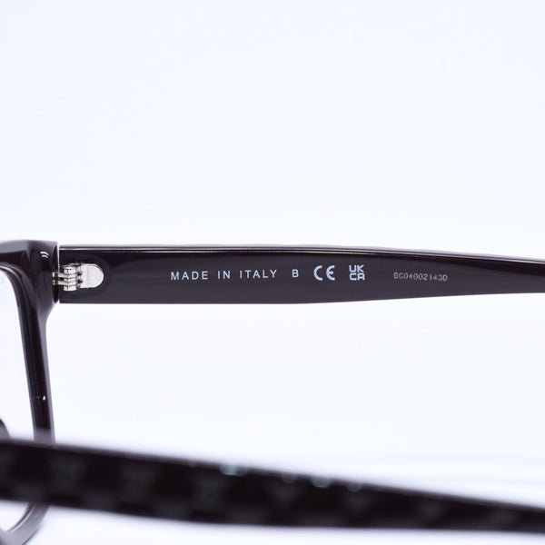 極美品 CHANEL シャネル 伊達メガネ アイウェア 3443-S-A c.1461/SB サイズ53□16 140 ココマーク ダークブラウン 中古 4a004820