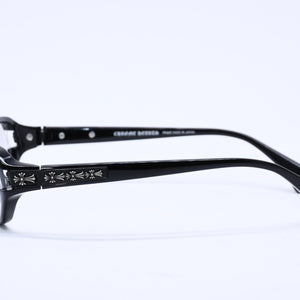 CHROME HEARTS JELLY DONUT Jelly Donut Date Glasses Eyewear 52□16-128 CH Cross Black Good Condition Used 4a004819