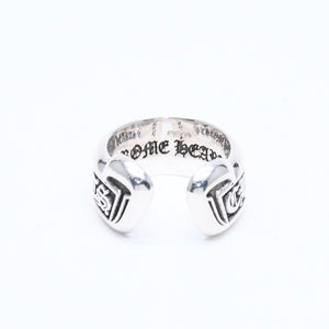 Very good condition CHROME HEARTS SM SCROLL LABEL Scroll label ring Small Weight approx. 7.86g Size 8 Silver 925 Used 4a004826