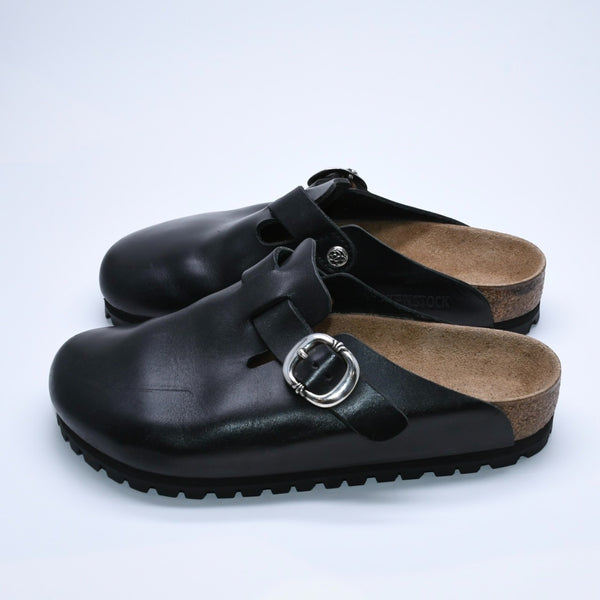 極美品 CHROME HEARTS クロムハーツ × BIRKENSTOCK ビルケンシュトック BOSTON ボストン サンダル サイズ39 ガンスリンガー 中古 4b004041