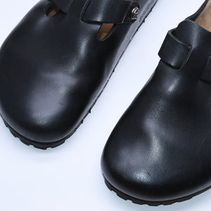 極美品 CHROME HEARTS クロムハーツ × BIRKENSTOCK ビルケンシュトック BOSTON ボストン サンダル サイズ39 ガンスリンガー 中古 4b004041