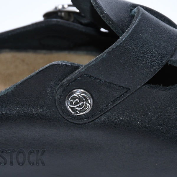 極美品 CHROME HEARTS クロムハーツ × BIRKENSTOCK ビルケンシュトック BOSTON ボストン サンダル サイズ39 ガンスリンガー 中古 4b004041