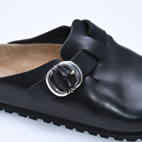 極美品 CHROME HEARTS クロムハーツ × BIRKENSTOCK ビルケンシュトック BOSTON ボストン サンダル サイズ39 ガンスリンガー 中古 4b004041