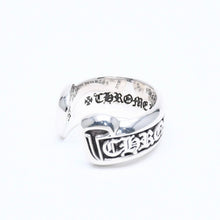 画像をギャラリービューアに読み込む, 極美品 CHROME HEARTS クロムハーツ SM SCROLL LABEL スクロールラベルリング スモール 重量約7.86g サイズ8号 シルバー925 中古 4a004826