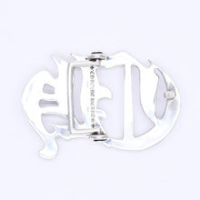 Load image into Gallery viewer, 極美品 CHROME HEARTS クロムハーツ CH BCKL 1.5inch CHカットアウト バックル 1.5インチ 重量約198.84g シルバー925 中古 4a004821