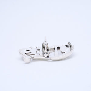 極美品 CHROME HEARTS クロムハーツ CH BCKL 1.5inch CHカットアウト バックル 1.5インチ 重量約198.84g シルバー925 中古 4a004821
