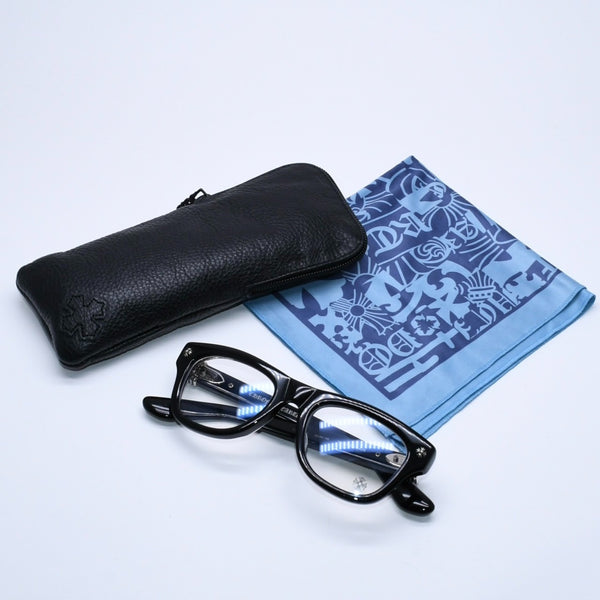 CHROME HEARTS クロムハーツ TRITITSAGAIN トライティッツアゲイン 伊達メガネ サイズ53□22-150 CHプラス クロスボール 美品 中古 4a004825