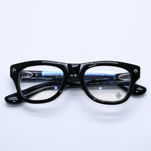 CHROME HEARTS クロムハーツ TRITITSAGAIN トライティッツアゲイン 伊達メガネ サイズ53□22-150 CHプラス クロスボール 美品 中古 4a004825