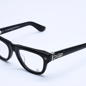 CHROME HEARTS クロムハーツ TRITITSAGAIN トライティッツアゲイン 伊達メガネ サイズ53□22-150 CHプラス クロスボール 美品 中古 4a004825