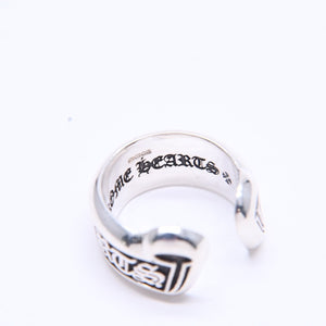 Very good condition CHROME HEARTS SM SCROLL LABEL Scroll label ring Small Weight approx. 7.86g Size 8 Silver 925 Used 4a004826