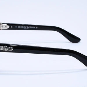 CHROME HEARTS クロムハーツ TRITITSAGAIN トライティッツアゲイン 伊達メガネ サイズ53□22-150 CHプラス クロスボール 美品 中古 4a004825