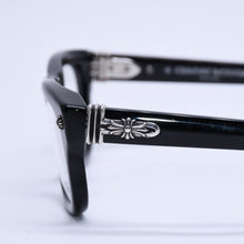 画像をギャラリービューアに読み込む, CHROME HEARTS クロムハーツ TRITITSAGAIN トライティッツアゲイン 伊達メガネ サイズ53□22-150 CHプラス クロスボール 美品 中古 4a004825