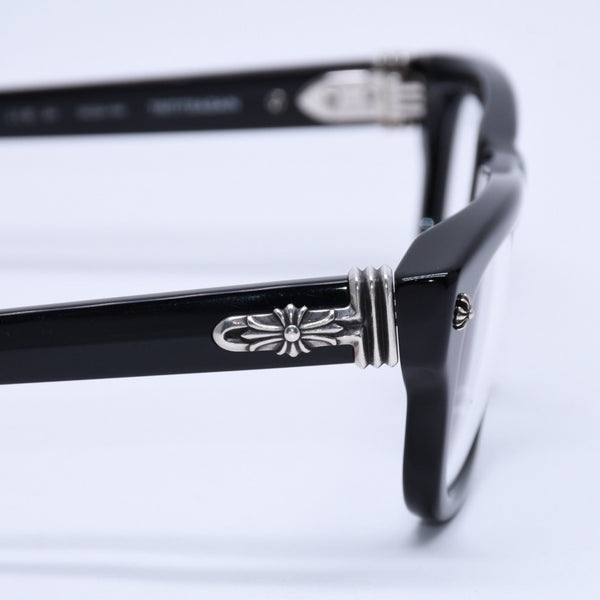 CHROME HEARTS クロムハーツ TRITITSAGAIN トライティッツアゲイン 伊達メガネ サイズ53□22-150 CHプラス クロスボール 美品 中古 4a004825