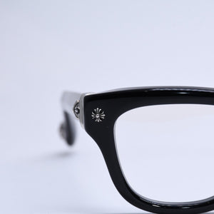 CHROME HEARTS クロムハーツ TRITITSAGAIN トライティッツアゲイン 伊達メガネ サイズ53□22-150 CHプラス クロスボール 美品 中古 4a004825