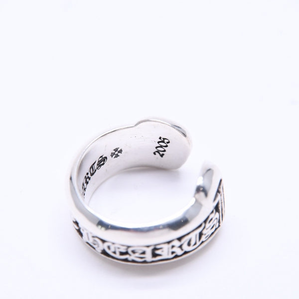 Very good condition CHROME HEARTS SM SCROLL LABEL Scroll label ring Small Weight approx. 7.86g Size 8 Silver 925 Used 4a004826