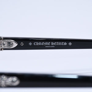 CHROME HEARTS クロムハーツ TRITITSAGAIN トライティッツアゲイン 伊達メガネ サイズ53□22-150 CHプラス クロスボール 美品 中古 4a004825