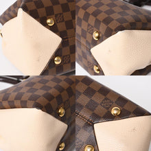 Load image into Gallery viewer, LOUIS VUITTON ルイヴィトン ブリタニー ハンドバッグ N41674 ダミエキャンバス ブラウン ベージュ ダミエエベヌ ゴールド金具 美品 中古 4a004829