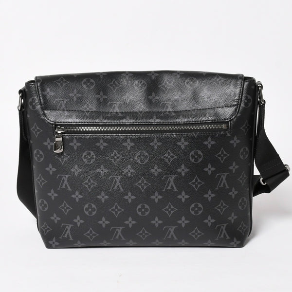 極美品 LOUIS VUITTON ルイヴィトン ディストリクトMM モノグラムエクリプス M44001 ショルダーバッグ ブラック 中古 4a004841
