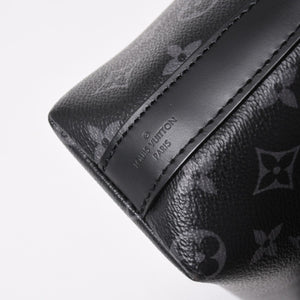 極美品 LOUIS VUITTON ルイヴィトン ディストリクトMM モノグラムエクリプス M44001 ショルダーバッグ ブラック 中古 4a004841