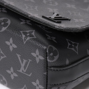 極美品 LOUIS VUITTON ルイヴィトン ディストリクトMM モノグラムエクリプス M44001 ショルダーバッグ ブラック 中古 4a004841