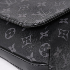 極美品 LOUIS VUITTON ルイヴィトン ディストリクトMM モノグラムエクリプス M44001 ショルダーバッグ ブラック 中古 4a004841