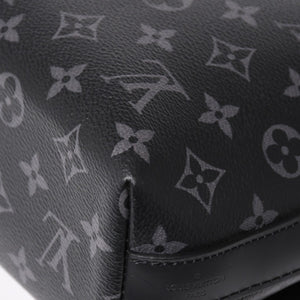 極美品 LOUIS VUITTON ルイヴィトン ディストリクトMM モノグラムエクリプス M44001 ショルダーバッグ ブラック 中古 4a004841