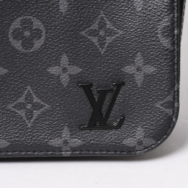 極美品 LOUIS VUITTON ルイヴィトン ディストリクトMM モノグラムエクリプス M44001 ショルダーバッグ ブラック 中古 4a004841